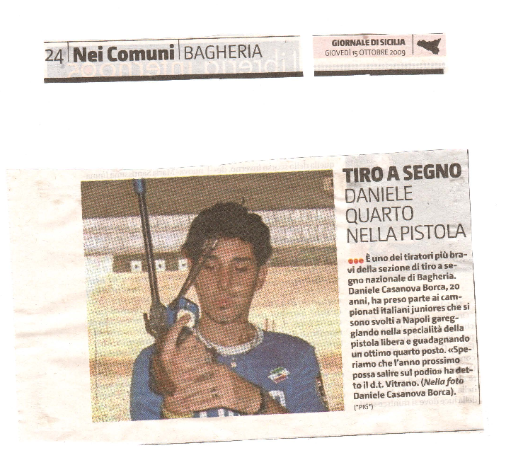 Ritaglio stampa: Articolo gds del 15 ottobre 2009