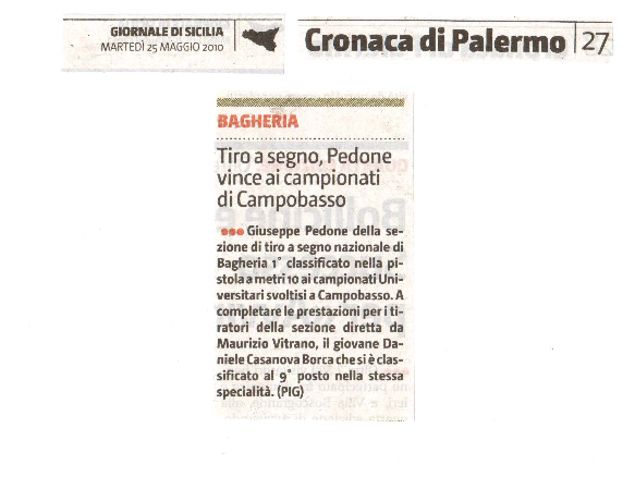 Ritaglio stampa: Articolo gds del 25 maggio 2010