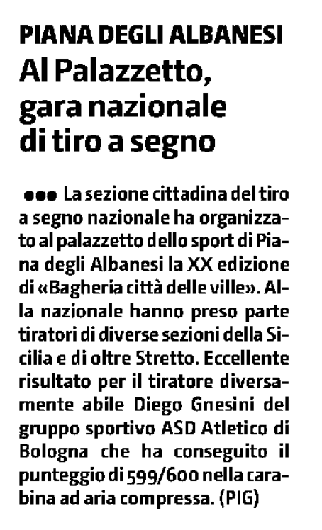 Ritaglio stampa: Articolo GDS del 10 agosto 2012